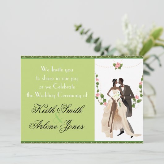 Huwelijk Kaart (Staand voorkant)