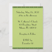 Huwelijk Kaart (Achterkant)