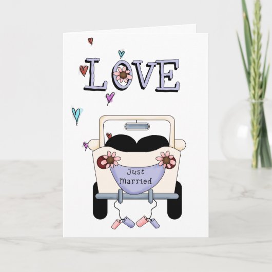 huwelijk kaart (Voorkant)