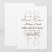 huwelijk kaart (Voorkant / Achterkant)