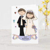 huwelijk kaart (Gele Bloem)