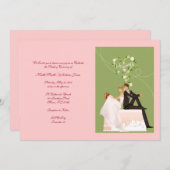 Huwelijk Kaart (Voorkant / Achterkant)