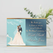 Huwelijk Kaart (Staand voorkant)