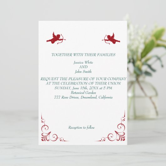 Huwelijk! Kaart (Staand voorkant)