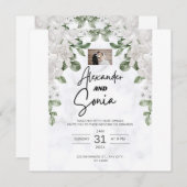 huwelijk kaart (Voorkant / Achterkant)