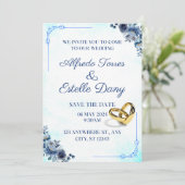 huwelijk kaart (Staand voorkant)