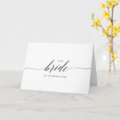 Huwelijk Kaart aan bruid, Keepsake, liefdesbriefje (Gele Bloem)