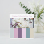 Huwelijk Kleurenpaletten Ideekaart Kaart (Staand voorkant)