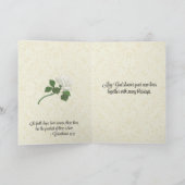 Huwelijk Koningin Maria Bloeit Jezus Engelen Kaart (Binnen)