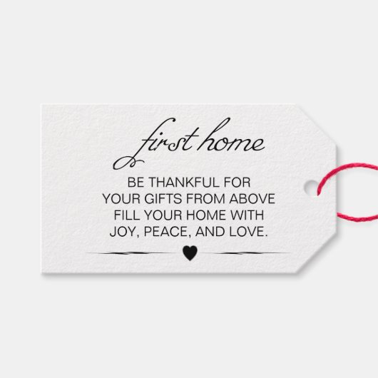 Huwelijk Mijlpaal Wijnmand Een jaar van eerste Cadeaulabel (Voorkant (Horizontaal))