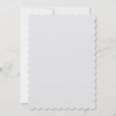 Huwelijk Minimalistische kalligrafie Champagne Save The Date (Achterkant)