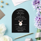 Huwelijk Moderne kalligrafie Acryl Uitnodigingen (Insitu (Huwelijk))