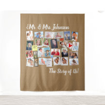 Huwelijk Mr. & Mrs. verhaal van ons fotocollage 🤵