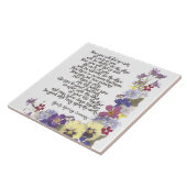 Huwelijk of Verloving Gift Tegel Tegeltje (Zijkant)