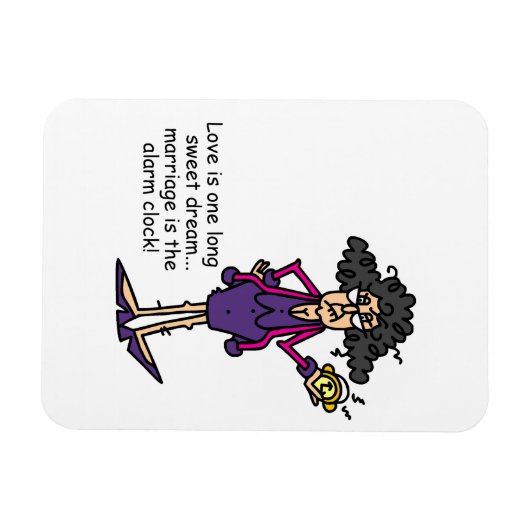 Huwelijk onbeleefd ontwaken magneet (Horizontaal)