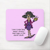 Huwelijk onbeleefd ontwaken muismat (Met muis)