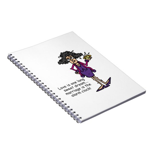 Huwelijk onbeleefd ontwaken notitieboek (Rechterzijde)