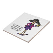 Huwelijk onbeleefd ontwaken tegeltje (Zijkant)