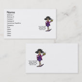 Huwelijk onbeleefd ontwaken visitekaartje (Voorkant / Achterkant)