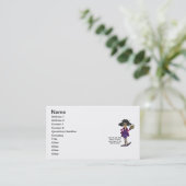 Huwelijk onbeleefd ontwaken visitekaartje (Staand voorkant)