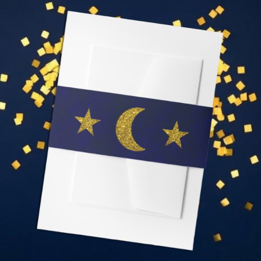Huwelijk onder de sterrenhemel uitnodigingen wikkel
