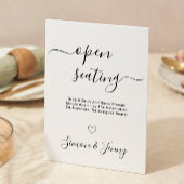 Huwelijk Open Zitteken Sjabloon Kaart