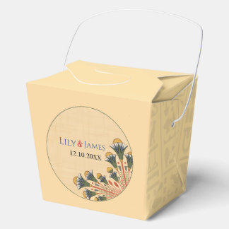 Huwelijk Pharaonic sierlijke erfgoed op Papyrus Bedankdoosjes