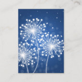 Huwelijk Plaatskaarten Summer Sparkle Sapphire Blu Plaatskaartje (Achterkant)