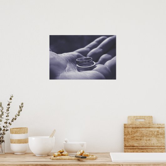 huwelijk poster (Keuken)