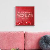 Huwelijk - Premium canvas met spandraad (glans) Afdruk (Insitu (Woonkamer))