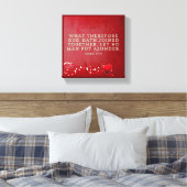 Huwelijk - Premium canvas met spandraad (glans) Afdruk (Insitu (Slaapkamer))