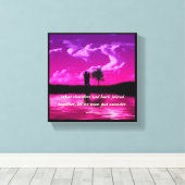 Huwelijk - Premium canvas met spandraad (glans) Afdruk (Insitu (Houten vloer))