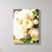 Huwelijk - Premium Canvas met Spandraam (Glans) Afdruk (Voorkant)