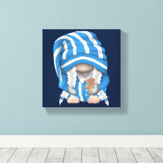 Huwelijk - Premium verwaterd canvas (glanzend) (Insitu (Houten vloer))