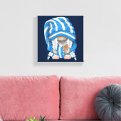 Huwelijk - Premium verwaterd canvas (glanzend) Afdruk (Insitu (Woonkamer))