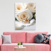 Huwelijk - Premium Wrapped Canvas (Glans) (Insitu (Woonkamer))