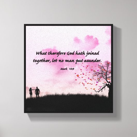 Huwelijk - Premium Wrapped Canvas (Glans) Afdruk (Voorkant)