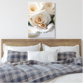 Huwelijk - Premium Wrapped Canvas (Glans) Afdruk (Insitu (Slaapkamer))
