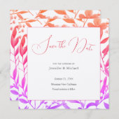 Huwelijk Professionele Minimalistische Schattigee Save The Date (Voorkant / Achterkant)