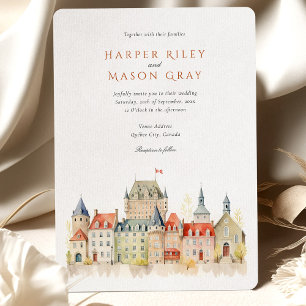 Huwelijk Québec City Canada Kaart