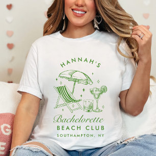 Huwelijk Retro Moderne Minimalistische Bruidsmeisj T-shirt