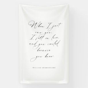Huwelijk Romantische Quote Decor Signage Spandoek