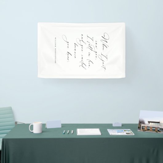 Huwelijk Romantische Quote Decor Signage Spandoek (Beurs)