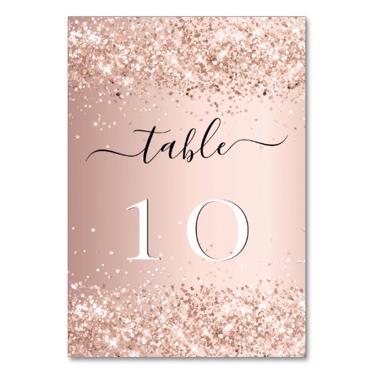 Huwelijk roos goud blush roze kaart (Voorkant)