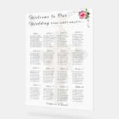 Huwelijk Roos Katholieke bruiloft Zitting Grafiek Acryl Bord (Hoek)