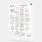 Huwelijk Roos Katholieke bruiloft Zitting Grafiek Acryl Bord (Hoek)