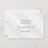 Huwelijk RSVP Kaart (Achterkant)