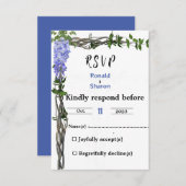 Huwelijk   RSVP kaartje (Voorkant / Achterkant)