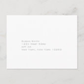 Huwelijk RSVP Post Kaart - Modern Deco (Achterkant)