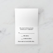 Huwelijk RSVP van twee het Blauwe Veren van de (Binnen)
